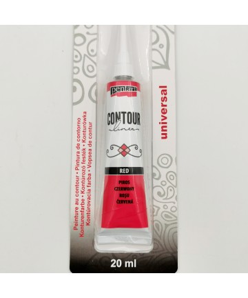 Pentart kontur - Crvena 20ml