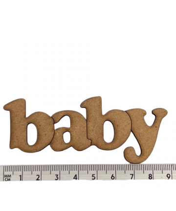 Drvena dekoracija - baby 9cm