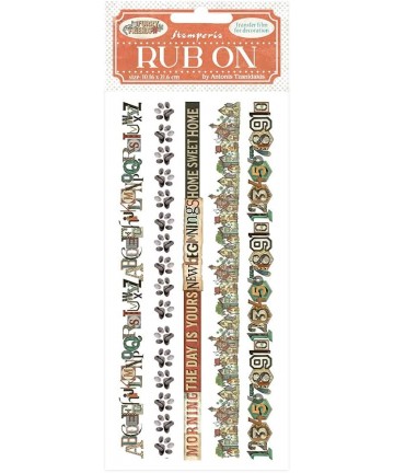 Rub-on transfer folija -...